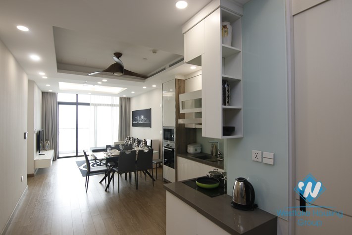 A three-bedroom apartment on the high-rise complex Sun Grand, Thuy Khue